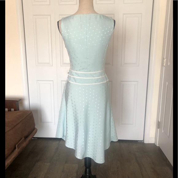 M’S GRACY baby blue heart patterned dress - Picture 6 of 6